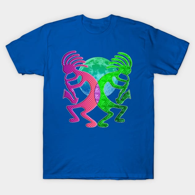 Kokopelli Jazz T-Shirt by the Mad Artist